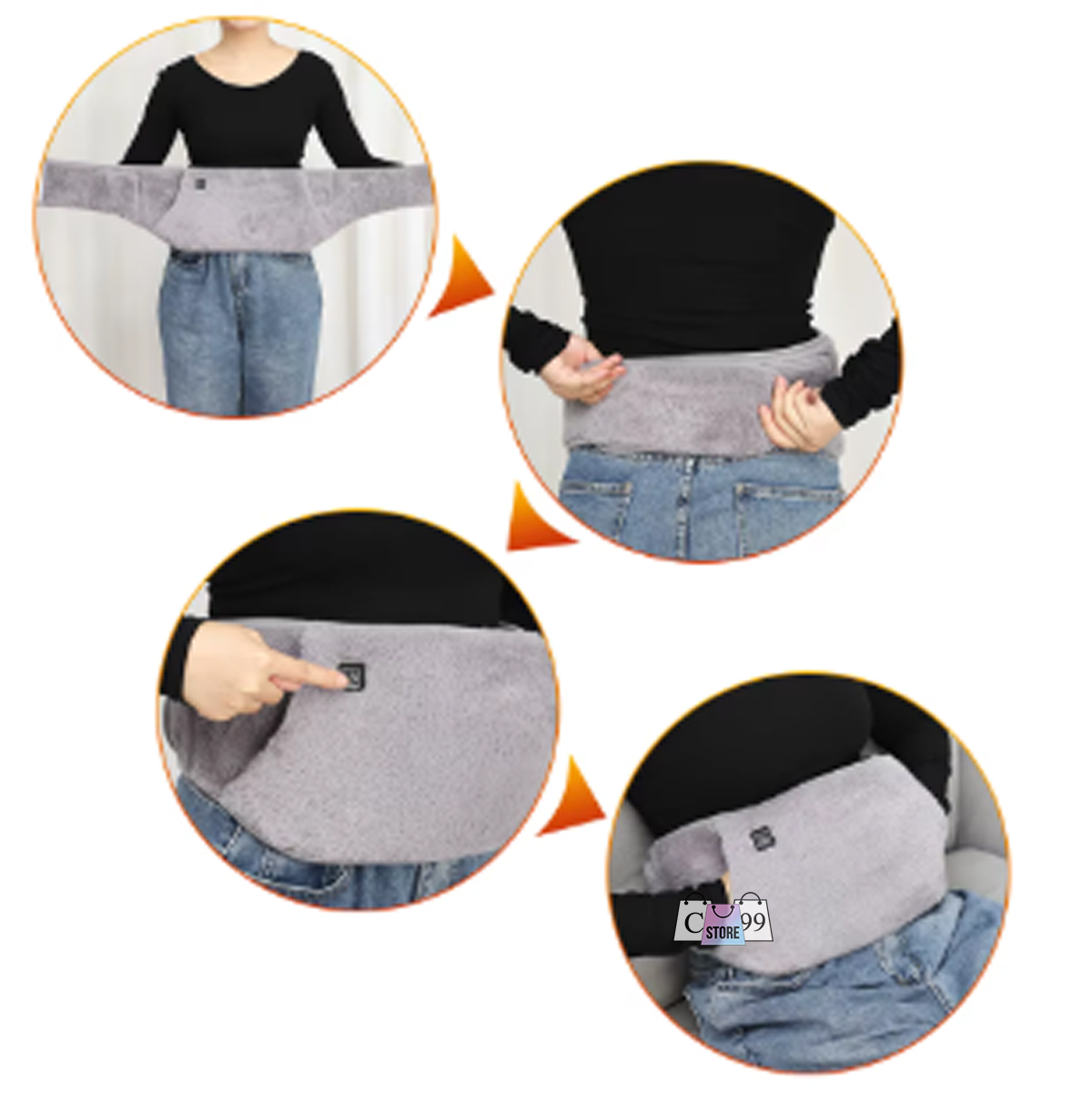 Vista 5 de Cinturón de manos calefacción eléctrico